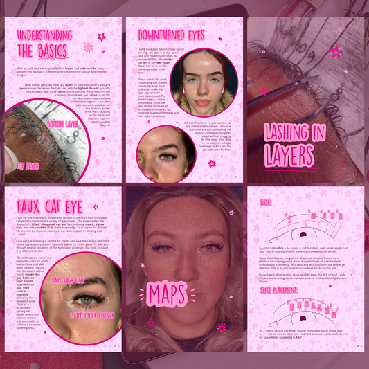 Faux Cat Eye Mapping Guide Book